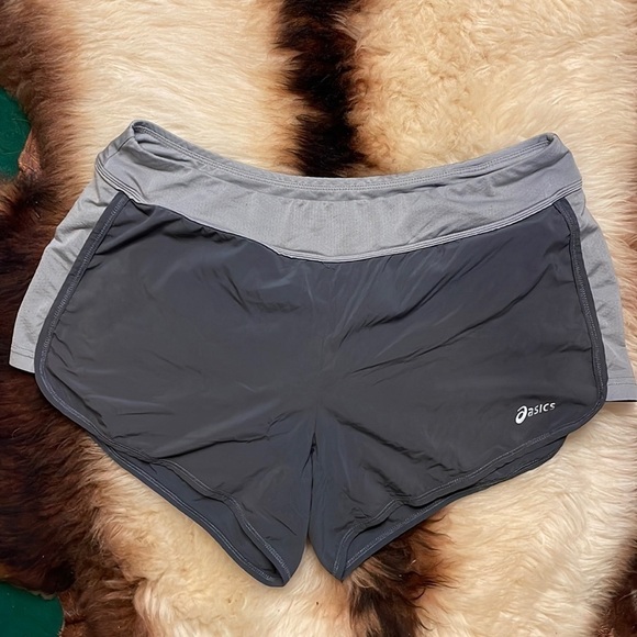 Asics Gray Athletic‎ Shorts - Picture 1 of 7